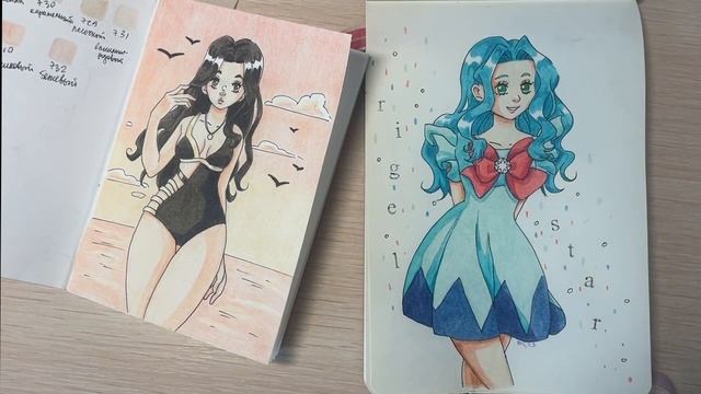 Обзор карандашей Vista Artista Skintones смотреть онлайн