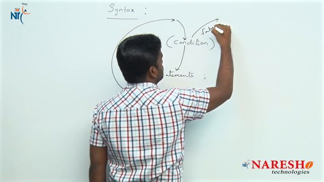 while loop | Control Flow Structures Tutorial | Naresh IT