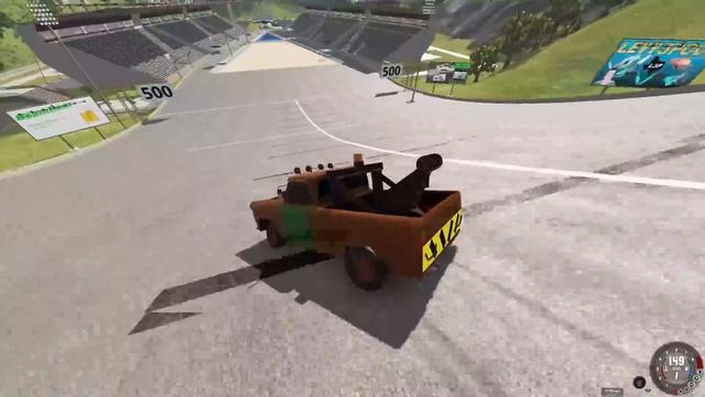 Which Automation Mod Can Fly The Furthest On Car Jump Arena? PART 41 - BeamNG Drive Mods