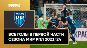 Все голы «Пари НН» в первой части сезона Мир РПЛ 2023/24