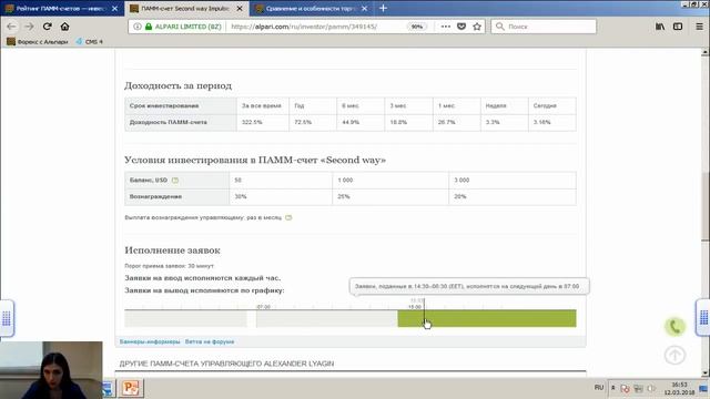 Лучшие ПАММ-счета от Альпари на 12 марта 2018 г смотреть онлайн