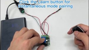 KR1201 RF Transmitter 433MHz Remote Control DC 12V Receiver Module Garage Door Remote Control