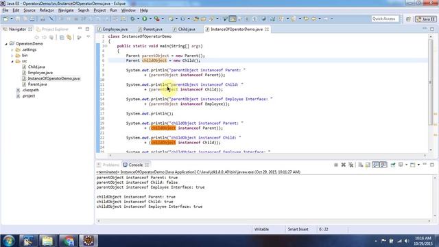 Java instanceOf Operator | Java Tutorial