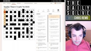 Cryptic Crossword Setter Helps Me Solve His Puzzle!