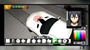 Как сделать крутой винил в car parking аниме