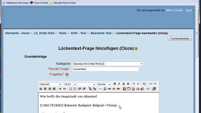 Test auf Moodle 2 смотреть онлайн