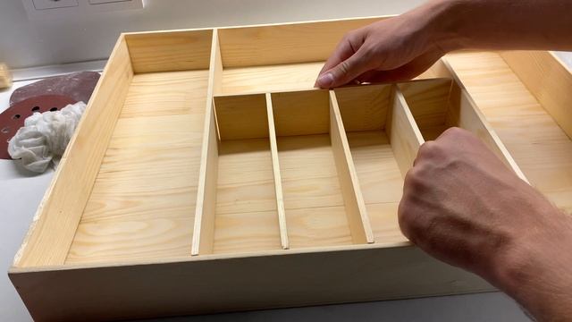 Лоток Для Столовых Приборов Своими Руками || Cutlery Tray HandMade смотреть онлайн