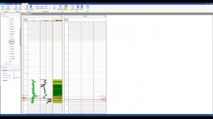 Geonaft: Correlation Panel. Simple Well Correlation