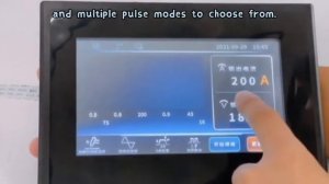 HMI display touch screen for welding machine