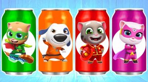 Фанта и Ам Ням. Learn Colors with Fanta. Кот Том. Учим цвета.