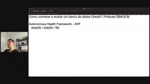 Como conhecer e avaliar um banco de dados Oracle? | Podcast DBAOCM