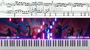 Stray Kids (스트레이 키즈) Case 143 PIANO TUTORIAL (피아노 튜토리얼)