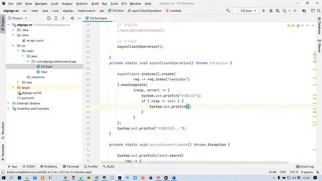 028 Elasticsearch 进阶功能 Java新API 异步客户端操作 смотреть онлайн