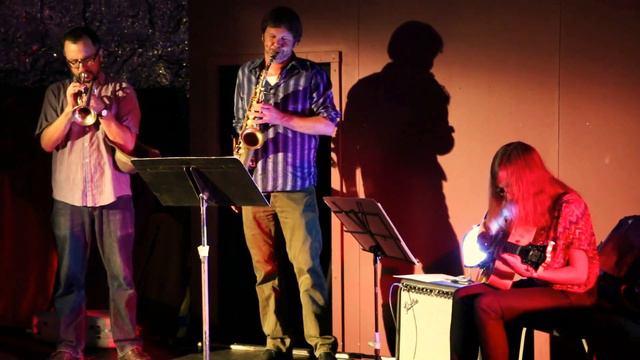 AYCH - Jim Hobbs, Mary Halvorson, Taylor Ho Bynum - at JACK, Brooklyn - Sept 16 2013