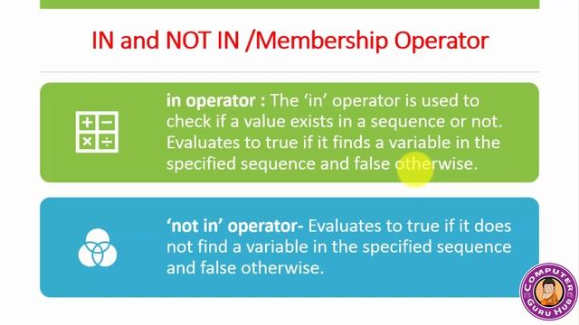 Range Function | Membership Operators in Python | IN Operator | NOT Operator | Python Basics