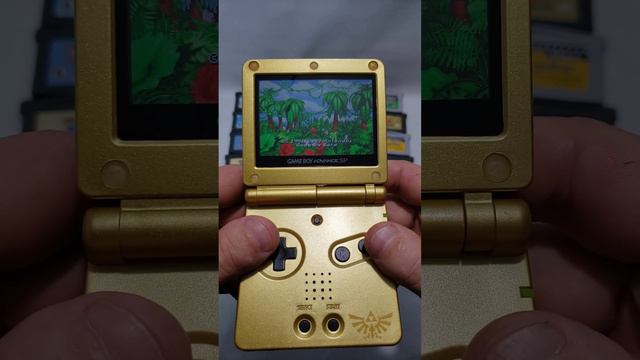 Donkey Kong Country on the Game Boy Advance Sp IPS Headphone and Usb-C Modded