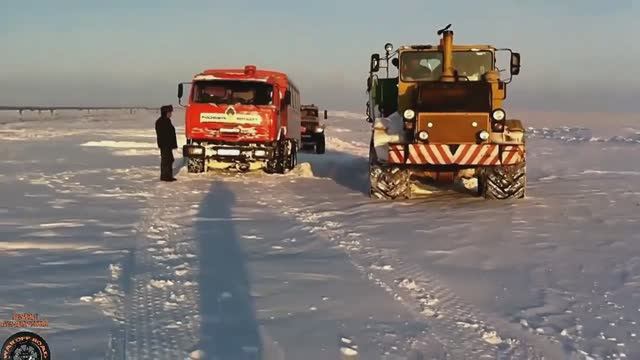 Работа в тяжелых условиях бездорожья на Грузовиках.