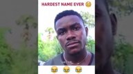 Hardest African name to pronounce funny video