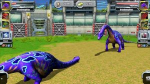 Indominus rex VS Dreadnoughtus - Jurassic Park Builder JURASSIC Tournament Android Gameplay HD