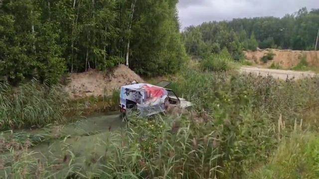 Преодоление водной преграды на вездеходе