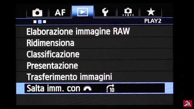 Canon EOS 1D X - Menu смотреть онлайн