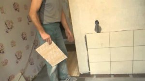 Облицовка плиткой стен на кухне ч.4