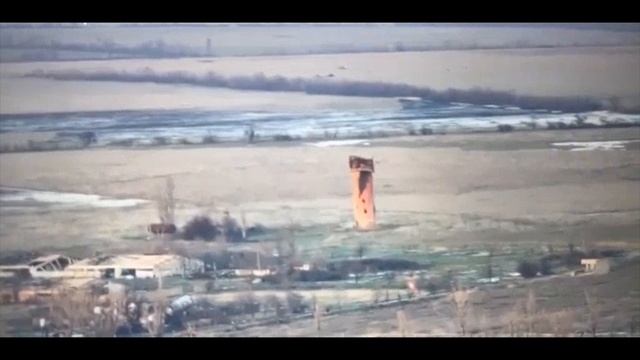 ПТУРщики из Бурятии тремя ракетами сложили водонапорную башню