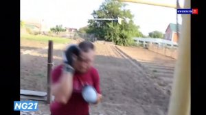 Работа по пневмогруше (скоростная) в стиле легенд бокса