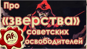 Про «зверства» советских освободителей в Европе (перезалив с ютуба)