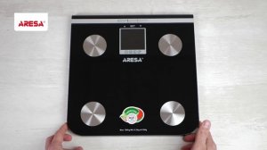 Распаковка напольных весов / Unpacking of bathroom scales ARESA AR-4403