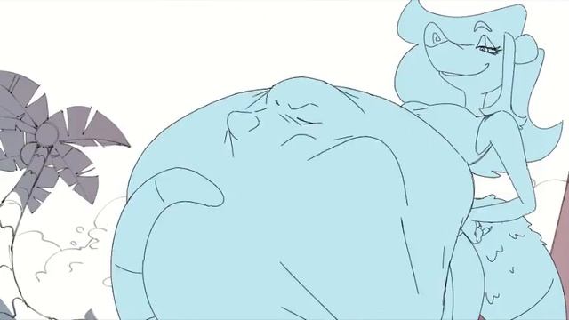 Furry Possum Girl Vore Animation