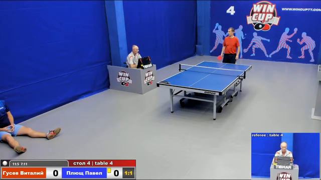 22:35 Гусев Виталий 3-1 Плющ Павел стол-4 Юг-4 17.07.2020 смотреть онлайн