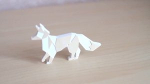 Лиса "Оригами"