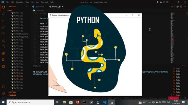 Dragon Ball using python turtle code | Python Programming Hub