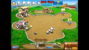 Farm Frenzy Pizza Party only GOLD Curd Lane 1 (level 19) Веселая ферма Печем пиццу Творожная 1