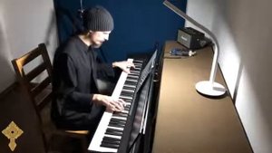 Л.  В.  Бетховен  -  Лунная соната 1-я часть.  Исполняет монах Авель.  Music Piano