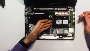 Разборка и замена аккумулятора Asus x200M