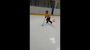 KHV#7 Ледовая тренировка по хоккею в 5 лет Ч.2 / A hockey workout of 5 years old kid