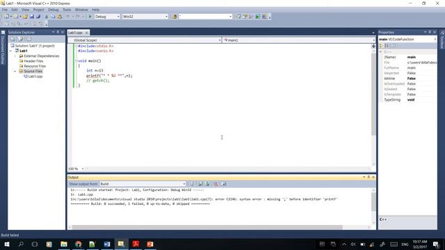 I1101 Lab 01 - Introduction to Algorithms and Programming in C - Spring 2017
