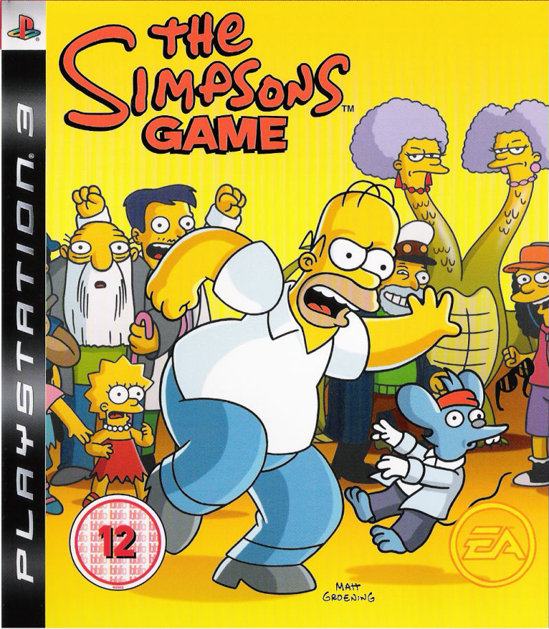 GAME ON (ех-Мегадром Агента Z) - The Simpsons Game (обзор)(ТК 7ТВ , 2009 год) 960p - HD.mpg