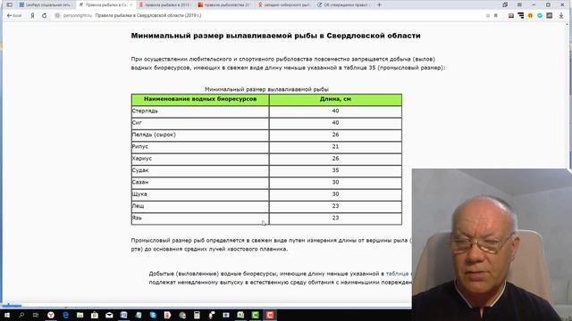 Закон о рыбалке в Свердловской области 2019г