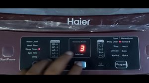 How to use Fully Automatic 120-826 Haier top loaded washing machine| step by Step |