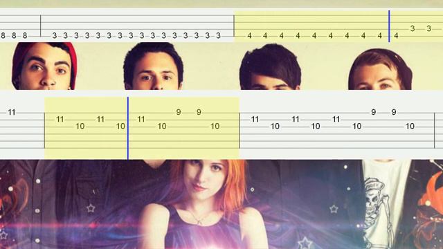 Decode - Paramore  Guitar Tabs Tutorial Guitar lesson