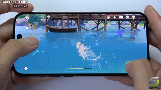 iPhone 15 Pro Genshin Impact Max Setting | Highest 60 FPS смотреть онлайн