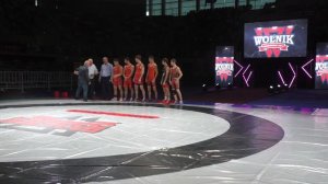 Рамис Гасанович размялся для вечернего шоу Лига Вольник. Награждение победившей команды.