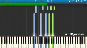 Awaken - League of Legends (Synthesia) Piano tutorial [Mynodex]