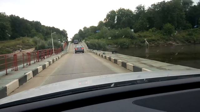 Понтонный мост через Суру
