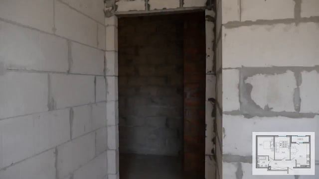 Экскурсия по квартире 60,6 м2 в ЖК Облака