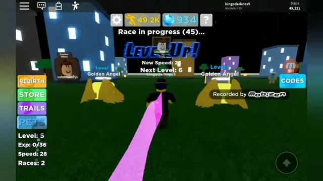 Новый симулятор скорости в роблоксе смотреть онлайн