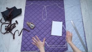 DIY СТЕГАНАЯ КУРТКА БЕЗ ВЫКРОЙКИ видео-превью